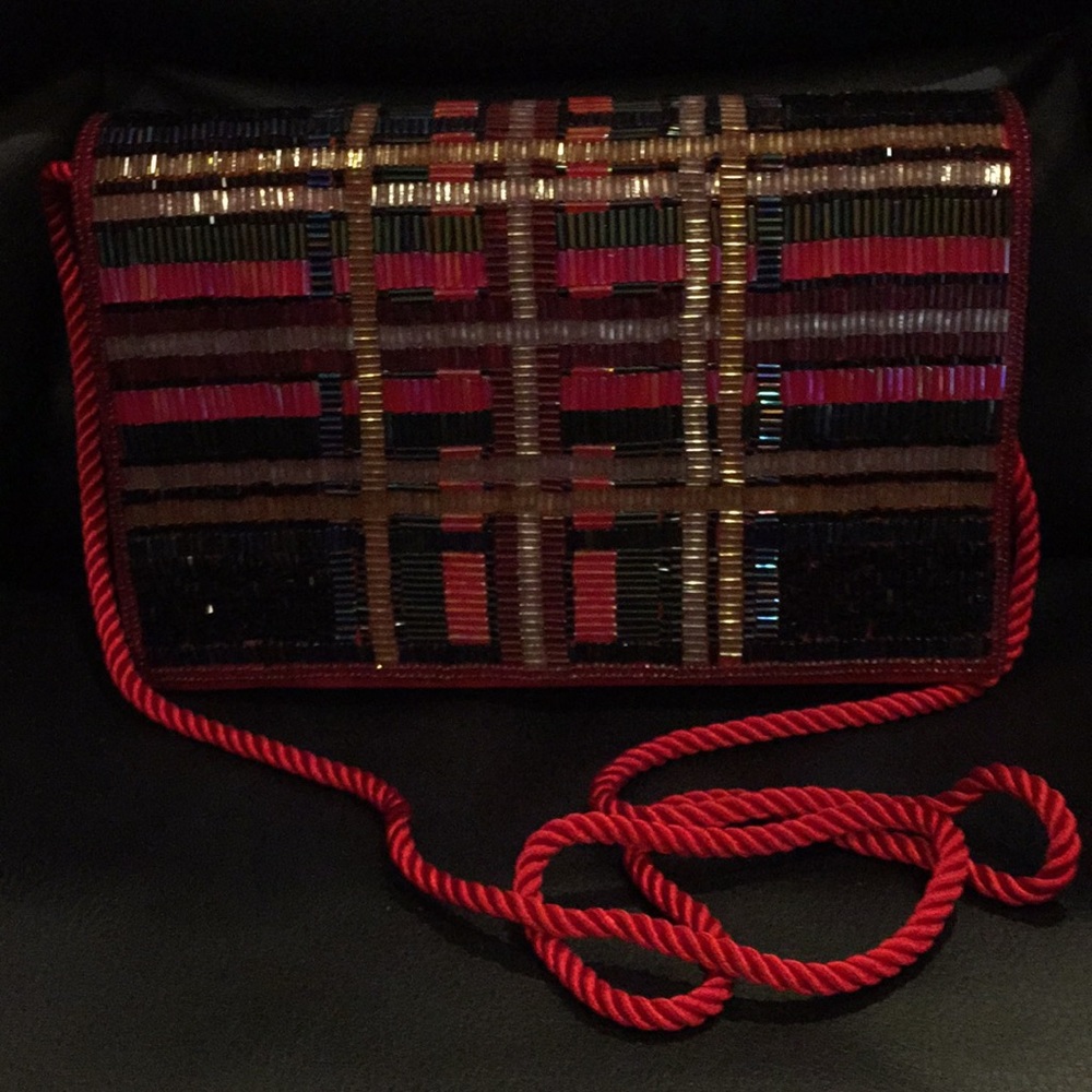 Neiman Marcus beaded evening bag